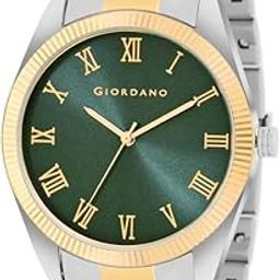 Classic Formal Analog Watch for Men with Stainless Steel Strap and Roman Numeral Indices -GZ-50112-38