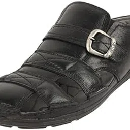 metro Men Faux Leather Slip-on Comfort Fisherman Sandal-picture-4