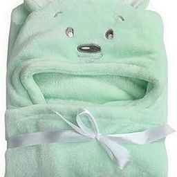 BRANDONN Ultrasoft Extra Large C-Green Premium Supersoft Animal Hooded Wrapper/Bathrobe(C-Green Cute Dog)-24