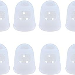 CALANDIS 8 Pieces Silicone Guitar Finger Guards Silicon Fingertip Protectors for Bass S | Musical Instruments & Gear | Guitars & Basses | Parts & Accessories | Picks-image-14