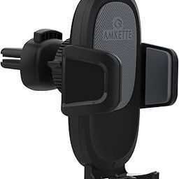 Amkette iGrip Drive AC Vent Car Phone Holder | Strong and Durable | Silicone Base Clamp | Quick Lock Release | 360 Degree Rotation | Drive Assist Companion App - (Black)-28