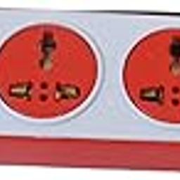 Ext-401 New Surge portector Board Power up 10amp, 2.5meter Short Wire, Led Indicator, Mulit Socket Ext Board (Red, White)-image-75