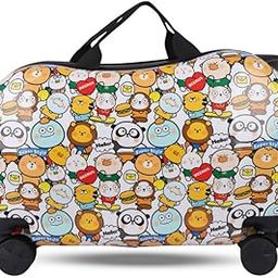 Kids Trolley Bag | Premium Polycarbonate Material |Kids Waterproof Trolley Bag - red-picture-15