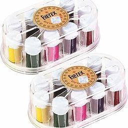 Eyetex Divya Kumkum 11 In 1 Divyaa Kumkum 11 Colours in-1 Multicolour Skin friendly liquid Kumkum 2 packs-image-18