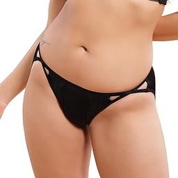 P040 Low Waist Medium Coverage Long Lasting Satin Fabric Bikini Panty for Women with Crisscross String and Embroidered Lace-picture-12
