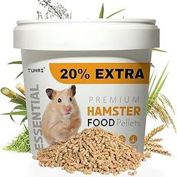 Hamster Food |500g+20% Extra| Fortified with DHA Omega 3&6 and Vitamins, Cane Molasses, Sun Curated Alfalfa Meal, Flax Seeds and Ground Rice, Oats-13