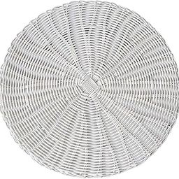 CALANDIS Modern Round Handwoven Tatami Mat Floor Tatami Handwoven for Home Yoga White | Home & Garden | Kitchen, Dining & Bar | Linens & Textiles | Placemats-image-47