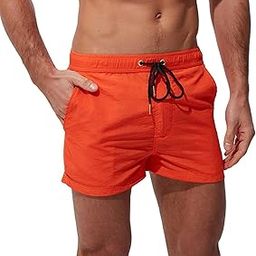 Swimwear Swimming Shorts Trunk,Plus Size Men Breathable Trunks Pants Solid Swimwear Beach Shorts Slim Wear-image-26