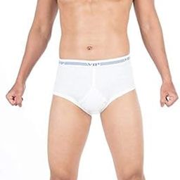 Men's Cotton Briefs - Signor Assorted Solid Colours (Pack of 3)-53