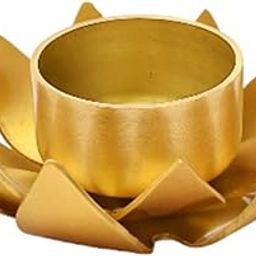 MANGO HOMES Metal Tea Light Holder Lotus (Golden/Red/Rose Gold) for Home Decor|Diwali Decorations|Festivals|Weddings|Birthdays|Puja Room Decor|Table Decoration|Living Room| Gifts (Red, Aluminium)-image-25