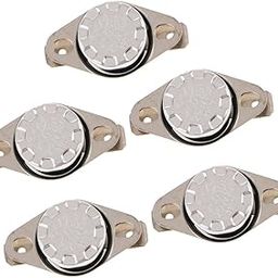 UJEAVETTE 5 Pieces KSD301 110-140 Celsius Normal Open Temperature Switch 10A 250V 110℃-image-38