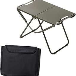 Folding Camping Table Multifunctional Desk Outdoor Table for Yard BBQ Hiking Green| Camping Chair | Folding Camping Chair-image-21