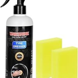 UNIESHINE Tyre Dresser Polish (500 ml) | Restores Original Black Shine | Long-Lasting & Non-Greasy Finish | For Car & Bike Tyres | Prevents Cracks, Fading & Ageing | Rubber Care-picture-13