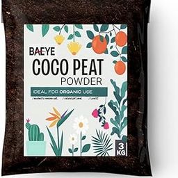 BAEYE 100% Natural COCOPEAT Powder 10KG for Home Garden | Organic Soil for Potted Plants, HYDROPONICS, Kitchen & Terrace Gardens | 10 KG-image-54