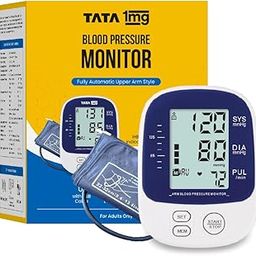 TATA 1mg Blood Pressure Monitor | Digital BP check machine for home | Large, backlit LCD Display & One Touch Operation | Free Travel Pouch | With USB cable & AA battery | Memory 99 sets for 2 users-26