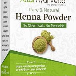 Attar Ayurveda Natural Henna powder for hair Colour and Growth (200 gm)-image-21