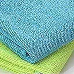 SOBBY Large Microfiber Cleaning Cloth 340 GSM - 40cm x 60cm (Set of 2, Multicolor)-image-64