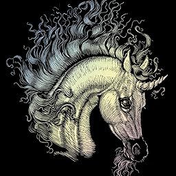 ROYAL BRUSH Holographic Foil Engraving Art Kit, 8 by 10-Inch, Arabian Unicorn-image-13
