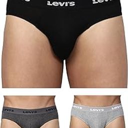 Cotton Style# 009 Neo Brief for Men with Contoured Double Pouch, Tag Free Comfort & Smartskin Technology (Assorted- Pack of 3) Color & Print May Vary-34