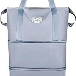 Nylon 61 Cm Travel Duffle Bag With Wheels Expandable Foldable Bag For Travel Waterproof With Rolling Detachable Wheels-3