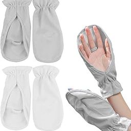 nalaina Sun Protection Gloves (2pairs) Summer Sun Gloves UV Protection Gloves Driving Fingerless Sun Sleeves Sunscreen Cooling Breathable Non-Slip Mesh Palm for Outdoor Driving Hiking Fishing Riding-image-57