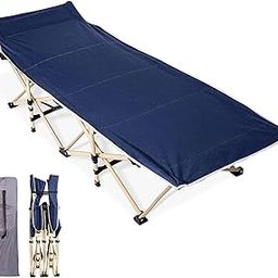 LOOKMINT Metal Folding Camping Bed- Camping Cot, Lit De Camp, Cot Folding Bed For Adults, Sleeping Bed, Carry Bag & Storage Bag, Extra Wide Sturdy, Holds Up To 500 Lbs, Lightweight, Outdoor & Indoor-picture-16