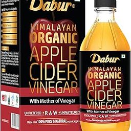 Dabur Himalayan Apple Cider Vinegar-500ml | Sourced from Organic Apples | Mother of Vinegar | For Weight Management, Reduced Bloating, Healthy Skin & Hair | Raw, Unfiltered & Unpasteurized | 100% Pure-image-6