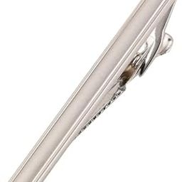 Silver TIEPIN Clip TACK TIE PIN for Men with Amazing SELF Design for Men in A Gift Box TSHOTIEPIN632-image-95