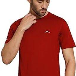 Reccy Men's Gym, Running, Workout, Hiking Ultralight, Breathable, Quick Dry Active Performance Half Sleeve Athletic T-Shirt-image-6
