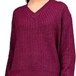 kotty Women's Woolen Turtle & V Neck Full Sleeve Button Crop Multiple Winter Sweater-picture-48