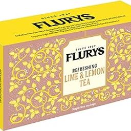 Flurys Refreshing Lime and Lemon Envelop 100 Tea Bags , 180 Grams-image-0