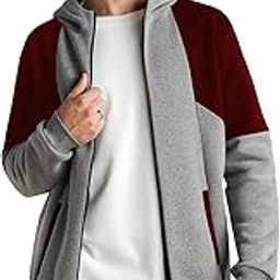 Men's Colorblock Split Structure Sporty Jacket (2025)-picture-30