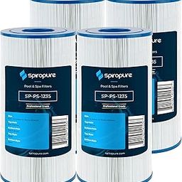 SpiroPure Replacement for Super Star Clear C2000 Pleatco PA50SV Unicel C-7447 Hayward CX470-XRE Filbur FC-1235 Star Clear C250 Hot Tub Spa Pool Filter Replacement Cartridge (Case of 4)-picture-12