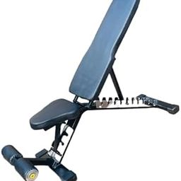 Body Maxx Multipurpose Weight Training Heavy Duty Adjustable Bench With (4 x 2) 12 Guage Pipe And Laser Cut New Shape Nickel Hooks.-picture-0