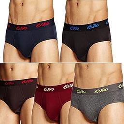 Rupa Men's Multicolor Cotton Brief Pack of 5-6