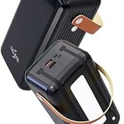 Callmate 60000mAh Power Bank, 23W Fast Charging with Type C PD (Input & Output) | Digital Display | with Detachable Cable (Type-C & iOS)| 5 Output and 2 Input |LED Torch (Black, Lithium Polymer)-picture-15