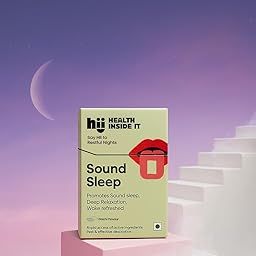 HII LIFESCIENCE Sound Sleep Supplement | Melatonin, Magnesium & Herbal Blend | Natural Sleep Aid for Restful Nights | Elaichi flavour | 25 Strips-image-13