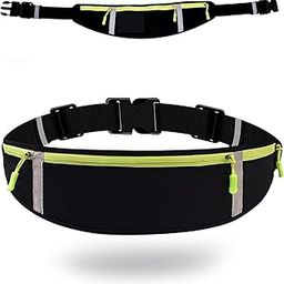 Whixant Slim Running Belt for Women & Men, Waterproof Phone Holder for Running, Reflective 2 & 3-Pocket Waist Pack for Storing Runner’s Essentials Safely, Runner’s Fanny Pack (3 Pocket)-image-79
