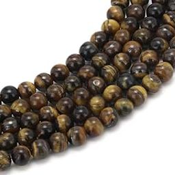 Tiger Eye 8 mm Tiger Eye 8 mm Agate Quarts Semi Precious Bead AQSP248-image-68
