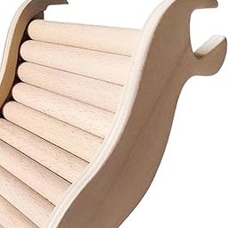 CALANDIS™ Hamster Stairs Cage Accessories Wood Gift for Cockatoo Lovebird Finches | Exercise & Toys | Small Animal Supplies-image-23