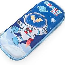 Xpandio 3D Space Pencil Pouch for Boys - Multipurpose Zipper Pencil Pouch, Pencil Box for Child, Pencil Case for Children, Return Gifts for Child, Pencil Case for School Boys and Girls (Space Travel)-image-49