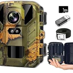 SuntekCam Mini Trail Camera 4K 50MP HD Game Camera with MemoryCard Night Vision,0.3s Trigger Motion Activated,IP65 Waterproof,Hunting Camera for Wildlife Monitoring-image-0