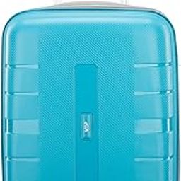 Voyager Pro Ultra Strong Polypropylene Hard Sided Cabin Luggage Spinner Dual Wheels with Ergonomic Grip Handle (Cabin, 55cm, Blue)-image-14