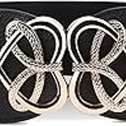 redhorns Elastic Fabric Waist Belt for Women Dresses Floral Design Stretchy Ladies Belt for Saree Girls Jeans - Free Size (LD18)-picture-29