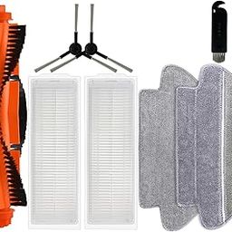 Replenishment Kit | Replacement Parts | Accessories Compatible With Mi Robotic Vacuum-Mop P (With 1 Full Wet and 1 Semi Wet Mop Cloth) (Cleaning Tool), Standard-10