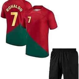 RJM Sports Soccer Boys Football Messii 10 Home Jersey 2024 with Printed Shorts for Kids & Men-image-7