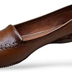 Tan Leather Ballerina Sandals-image-18