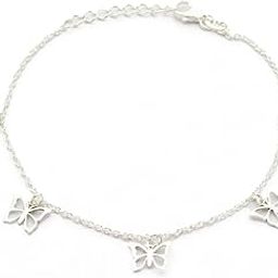 | 925 Sterling Silver | Dangling Charm Bracelet | Adjustable | Gift for Women and Girls | With Hallmark & 925 Stamp-image-27