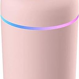 Lampostick Colorful Mini Humidifier, USB Desktop Humidifier for Car, Office Room, Bedroom, Auto Shut-Off, 2 Mist Modes, Super Quiet (White)-12