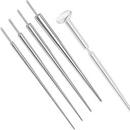 14g/16g/18g/20g ASTM F136 Titanium Piercing Kit Taper Insertion Pin for Threadless Push In Tragus Helix Lip Nose Helix Piercing Jewelry Cartilage Earrings Labret Studs Nose Stud Stretcher-image-42